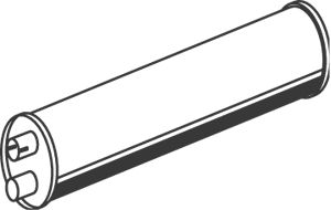 Centre/Rear Muffler DINEX 50363