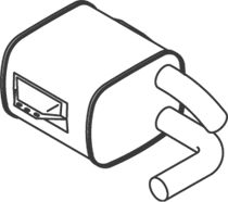 DINEX 50461 Centre/Rear Muffler