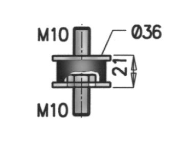 Rubber Strip, exhaust system DINEX 50910