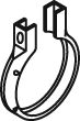 Clamping Piece, exhaust system DINEX 50986