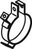 Clamping Piece, exhaust system DINEX 50987