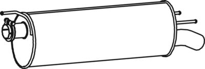 Rear Muffler DINEX 62311