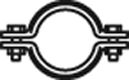 DINEX 64917 Clamping Piece, exhaust system