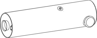 Rear Muffler DINEX 66345