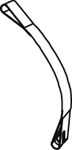 Mount, exhaust system DINEX 66841