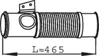Exhaust Pipe DINEX 68091