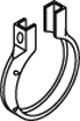 Clamping Piece, exhaust system DINEX 80807