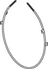 Rubber Mount, muffler DINEX 80940