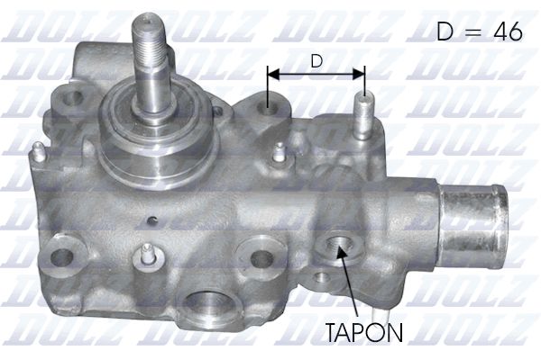 DOLZ B121 Water Pump, engine cooling