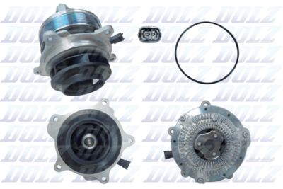 Water Pump, engine cooling DOLZ D324