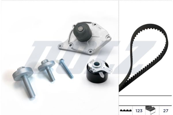 DOLZ KD003 Water Pump & Timing Belt Kit