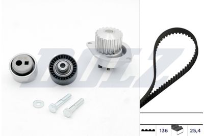 Water Pump & Timing Belt Kit DOLZ KD010