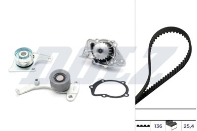 Water Pump & Timing Belt Kit DOLZ KD012