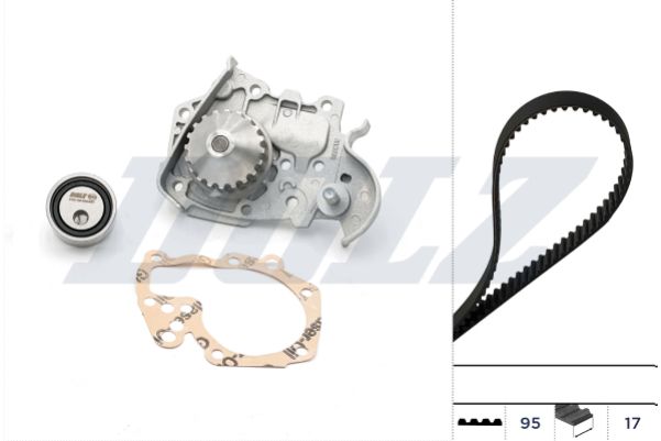 DOLZ KD018 Water Pump & Timing Belt Kit