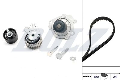 Water Pump & Timing Belt Kit DOLZ KD032