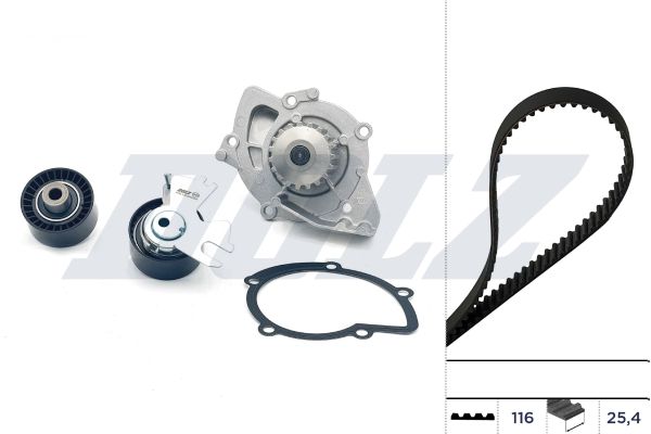 DOLZ KD033 Water Pump & Timing Belt Kit