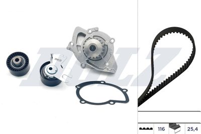 Water Pump & Timing Belt Kit DOLZ KD038