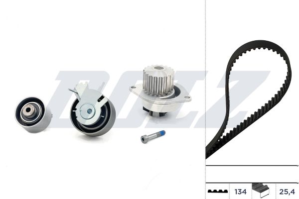 DOLZ KD042 Water Pump & Timing Belt Kit