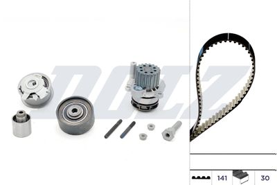 Water Pump & Timing Belt Kit DOLZ KD048