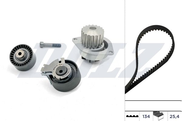 DOLZ KD049 Water Pump & Timing Belt Kit