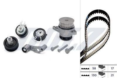 Water Pump & Timing Belt Kit DOLZ KD051