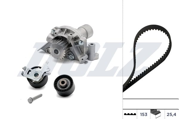 DOLZ KD056 Water Pump & Timing Belt Kit