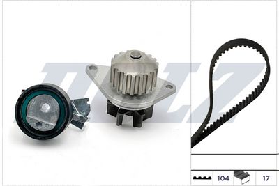 Water Pump & Timing Belt Kit DOLZ KD057