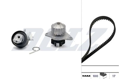 Water Pump & Timing Belt Kit DOLZ KD061