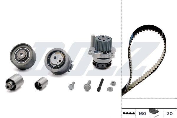DOLZ KD062 Water Pump & Timing Belt Kit