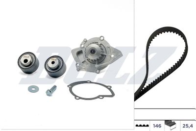 Water Pump & Timing Belt Kit DOLZ KD076