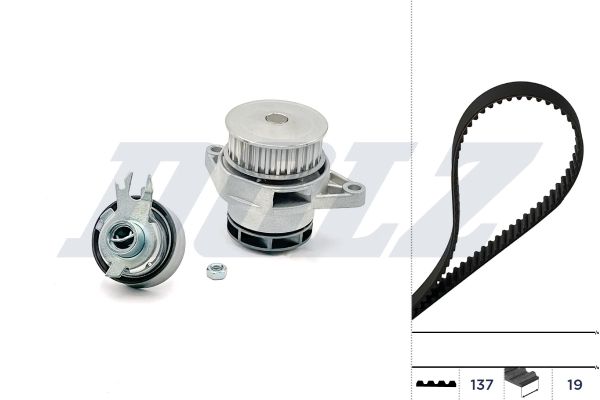 DOLZ KD078 Water Pump & Timing Belt Kit