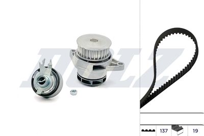 Water Pump & Timing Belt Kit DOLZ KD078