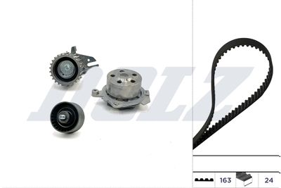Water Pump & Timing Belt Kit DOLZ KD086