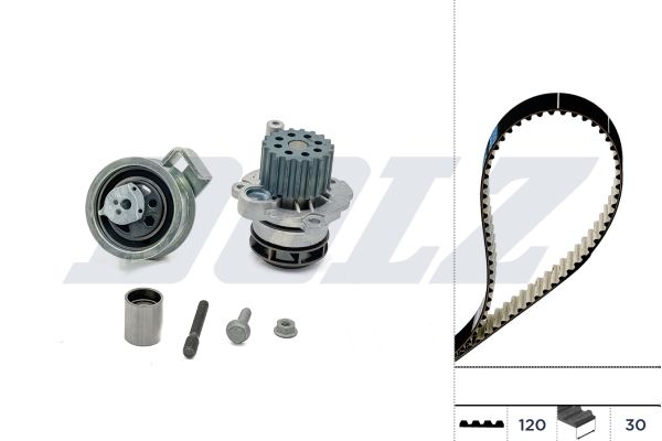 DOLZ KD105 Water Pump & Timing Belt Kit