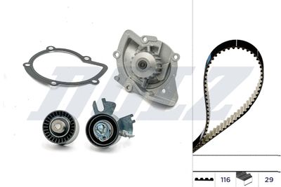 Water Pump & Timing Belt Kit DOLZ KD106