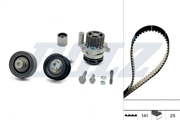DOLZ KD108 Water Pump & Timing Belt Kit