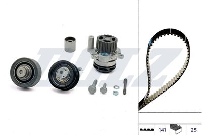 Water Pump & Timing Belt Kit DOLZ KD108