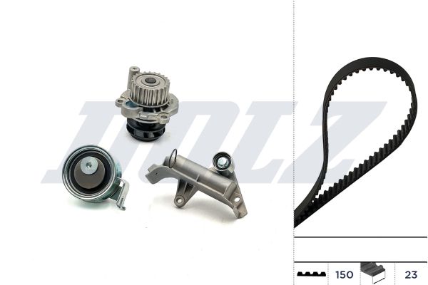 DOLZ KD110 Water Pump & Timing Belt Kit