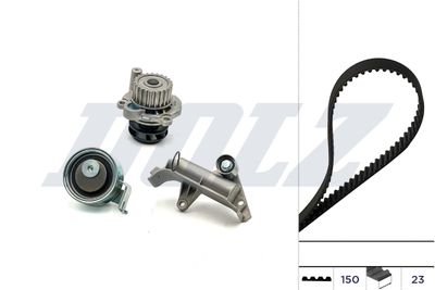 Water Pump & Timing Belt Kit DOLZ KD110