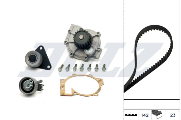 DOLZ KD115 Water Pump & Timing Belt Kit