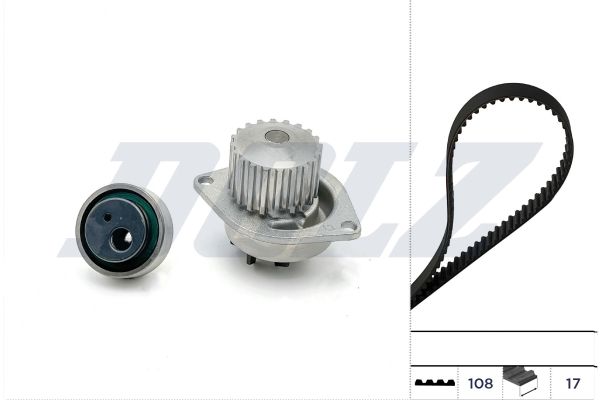 DOLZ KD120 Water Pump & Timing Belt Kit