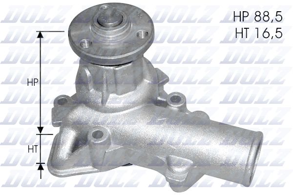 DOLZ S108FL Water Pump, engine cooling