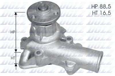 Water Pump, engine cooling DOLZ S108FL