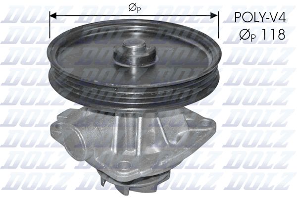 DOLZ S226 Water Pump, engine cooling