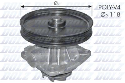 Water Pump, engine cooling DOLZ S226