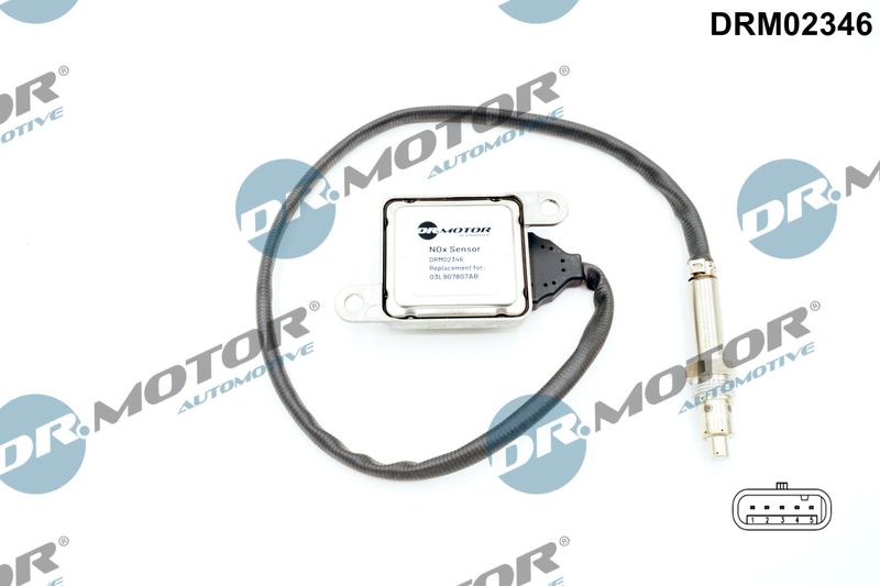 Dr.Motor Automotive DRM02346 NOx Sensor, NOx catalytic converter