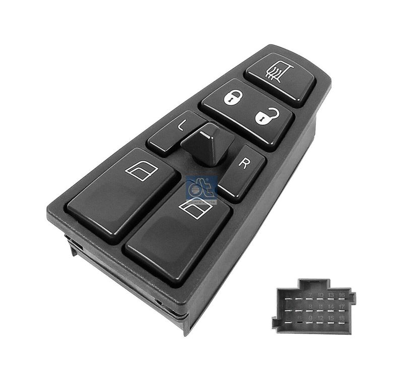 DT Spare Parts 2.25341 Switch, window regulator