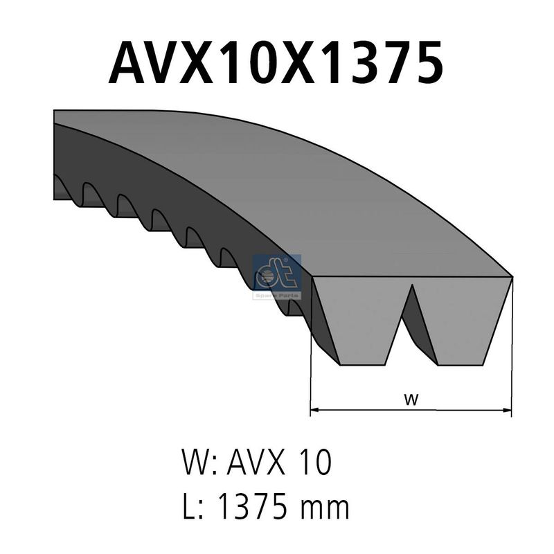 DT Spare Parts 3.34202 Banded V-Belts