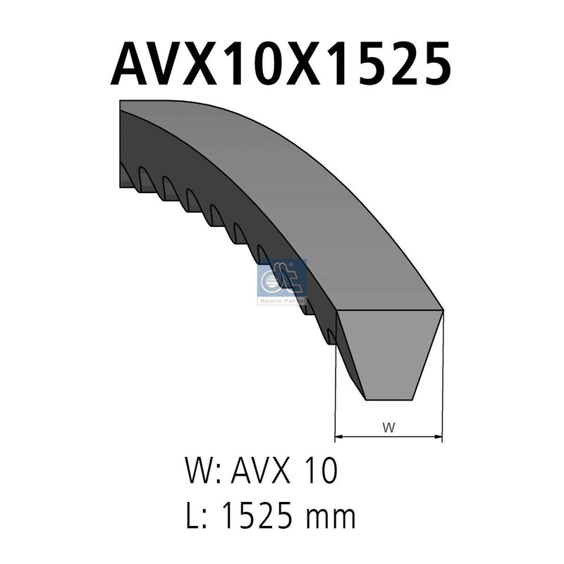DT Spare Parts 3.34256 V-Belt