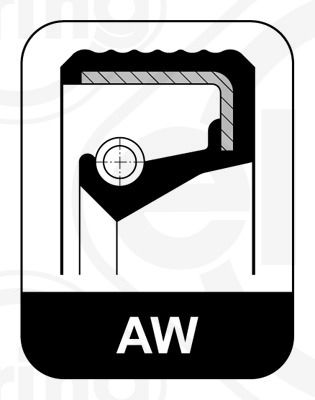 ELRING 059.480 Shaft Seal, wheel hub